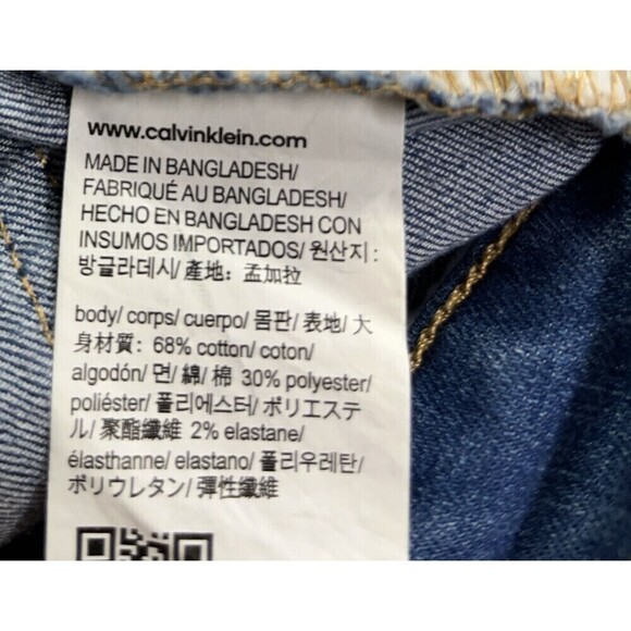 Calvin Klein Women’s Size 6 Blue Denim Bermuda Shorts 10” Inseam - Picture 11 of 13